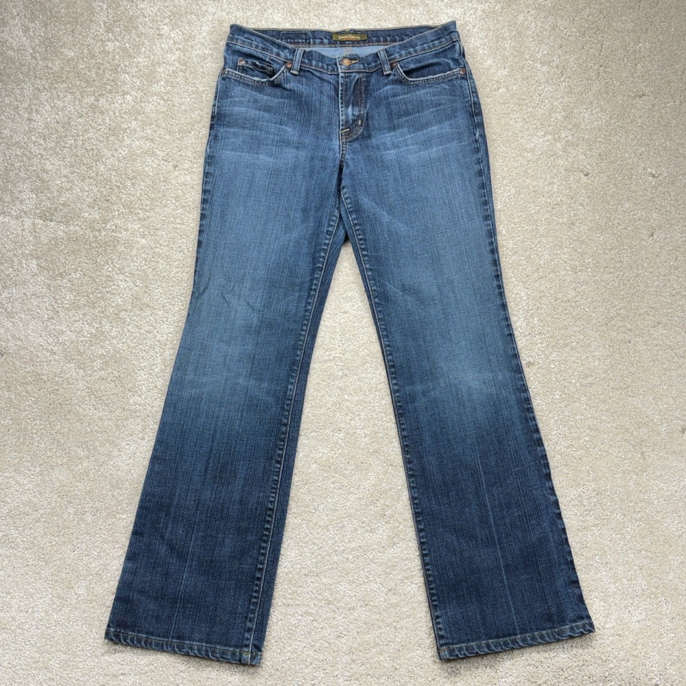David Kahn‎ Jeanswear Bootcut Jeans Women 10 Blue Denim Stretch Made in USA